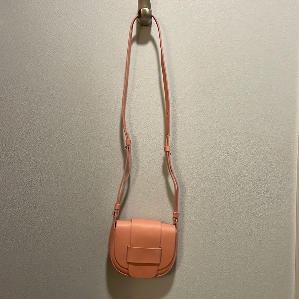 Pedro Garcia woman’s leather peach crossbody purse